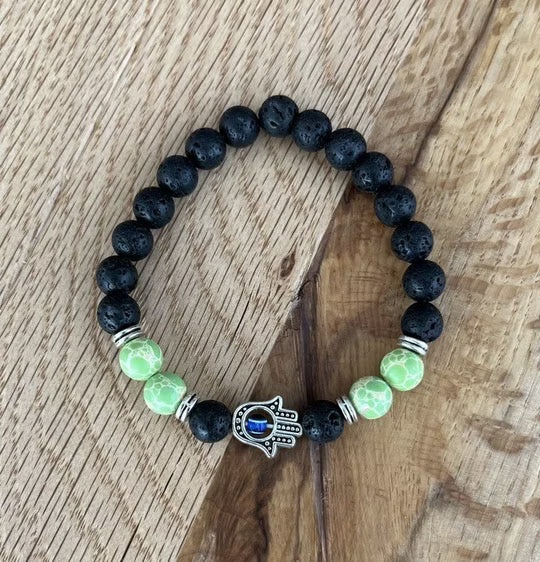 Armband mit Lavastein