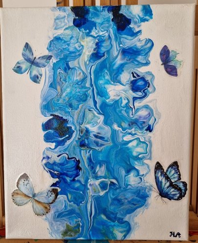 Tanz der Schmetterlinge 24 x 30 cm