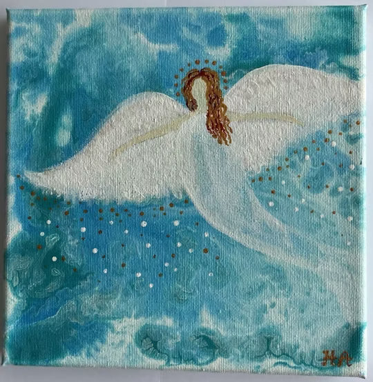 Engel der Leichtigkeit 20 x 20 cm