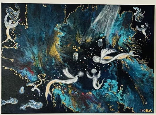 Heilung der Weltmeere 70 x 50 cm