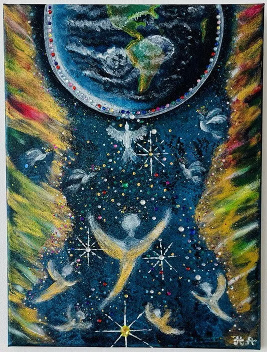 Heilung für die Erde 30 x 40 cm