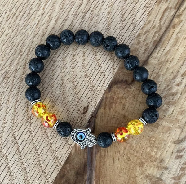 Armband mit Lavastein
