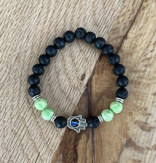 Armband mit Lavastein