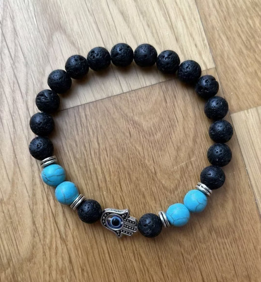 Armband mit Lavastein