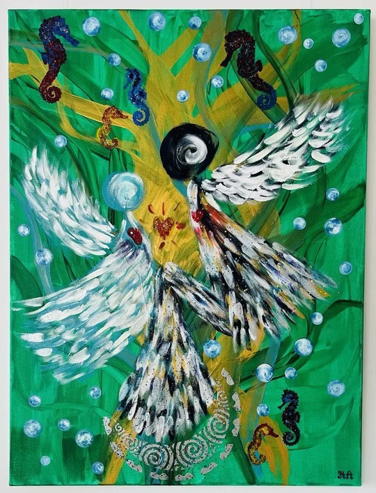 Angel of the Seas 60 x 80 cm